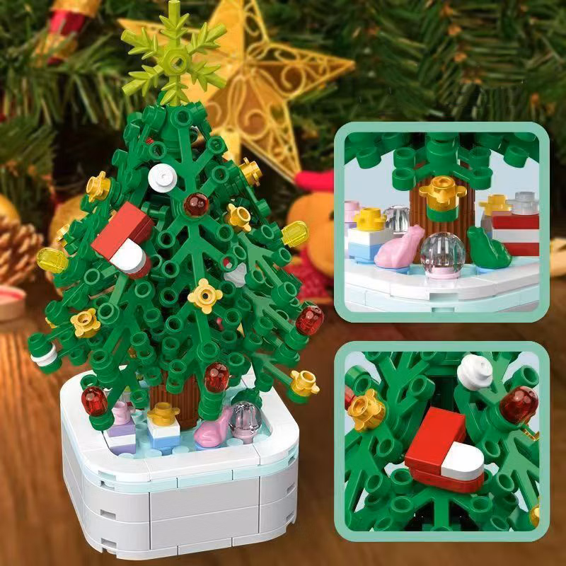 Mini Christmas Tree Decorations for Tabletop & Home - Gifts for Boys & Girls