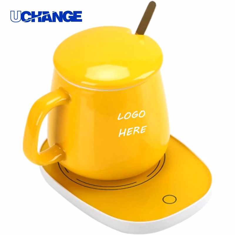 Electric Coffee Mug Warmer with Lid for Office Desks & Home Workspaces