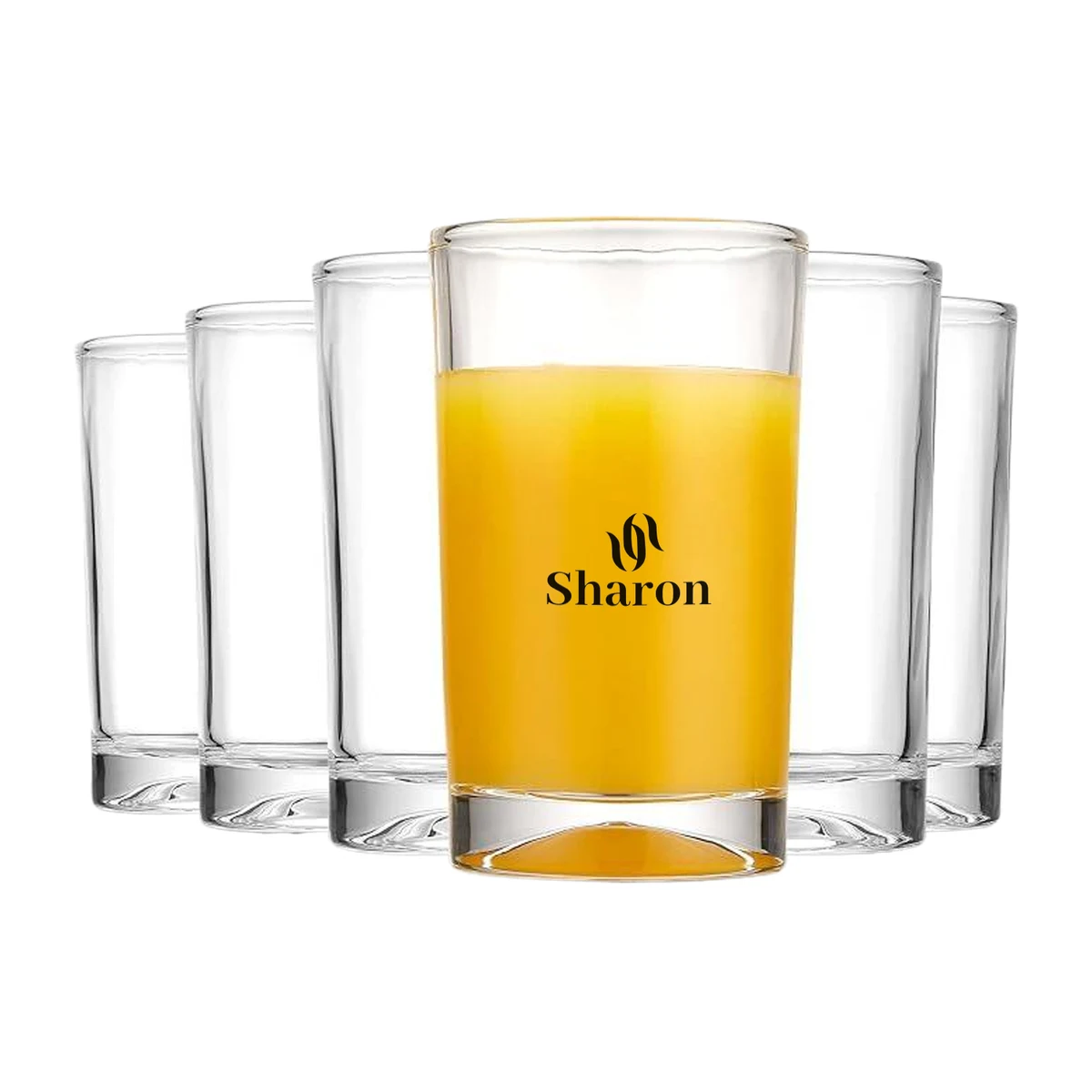 6-Pack 5 oz Clear Glass Wine Cup 1
