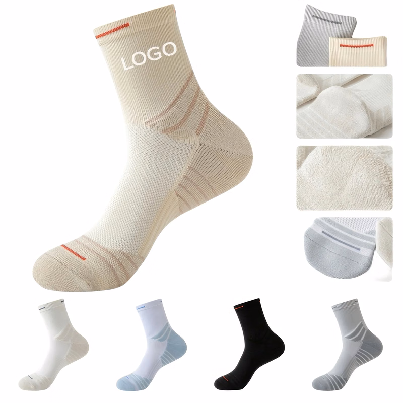 Thickened Medium Tall Professional Basketball Socks