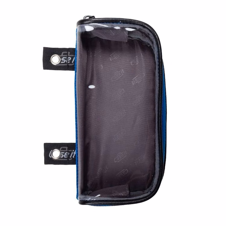 Case-It Pouch Zippered Pencil Case - Clear Black