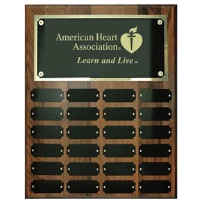 Perpetual Plaque w/ 24 Nameplates (12"x15") 1