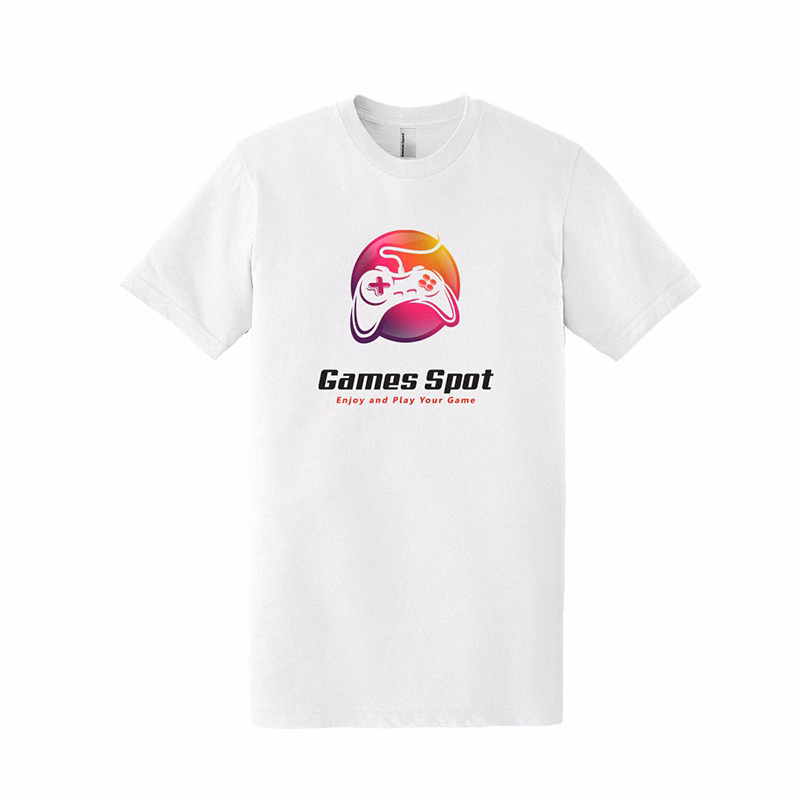 American Apparel 2001W - White- Full-Color Imprint 