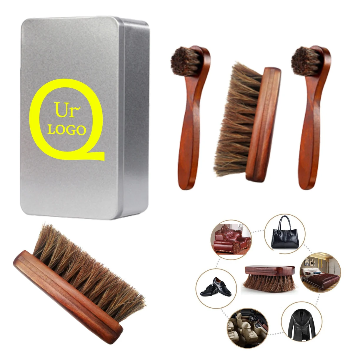 Horsehair Shoe Brush Set 1