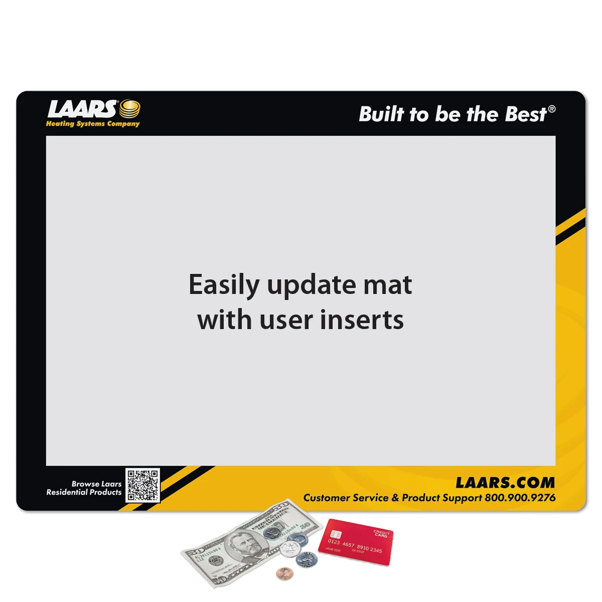 Frame-It Flex DuraTec Window Counter Mat-14"x19"x1/16" 1