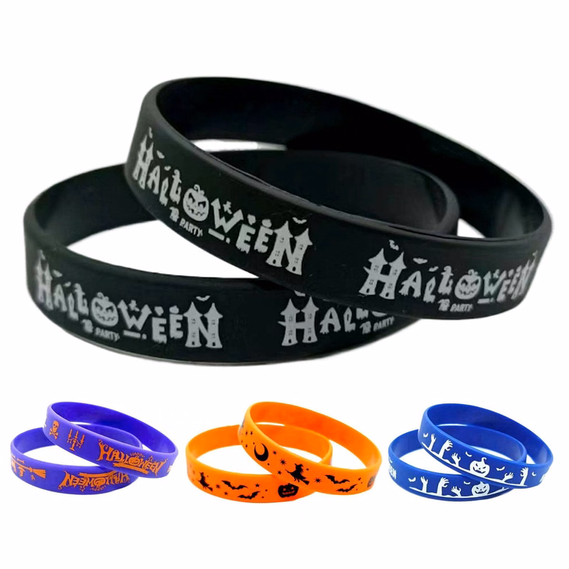 8pcs Halloween silicone Bracelets