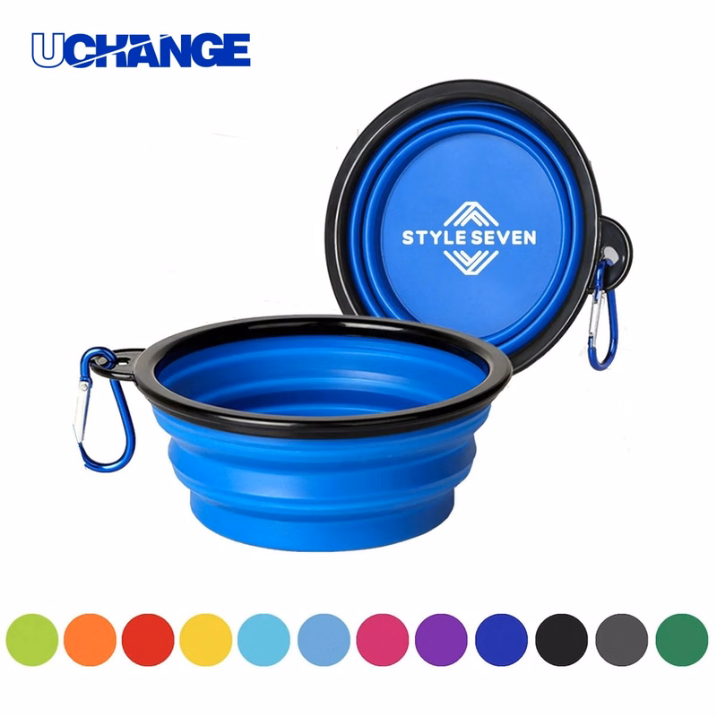 Portable Foldable Dog Dish Bowl for Outdoors