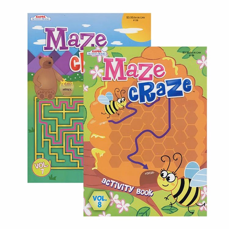 Maze Craze Activity Books - 1 Volume