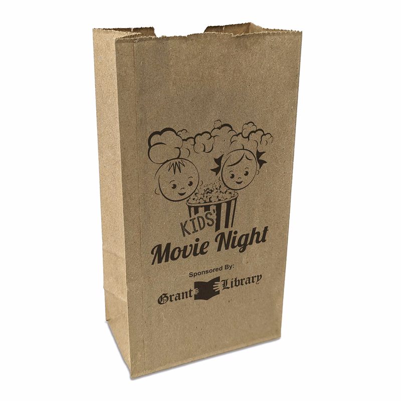 2# Popcorn Bag - Flexo Ink Print