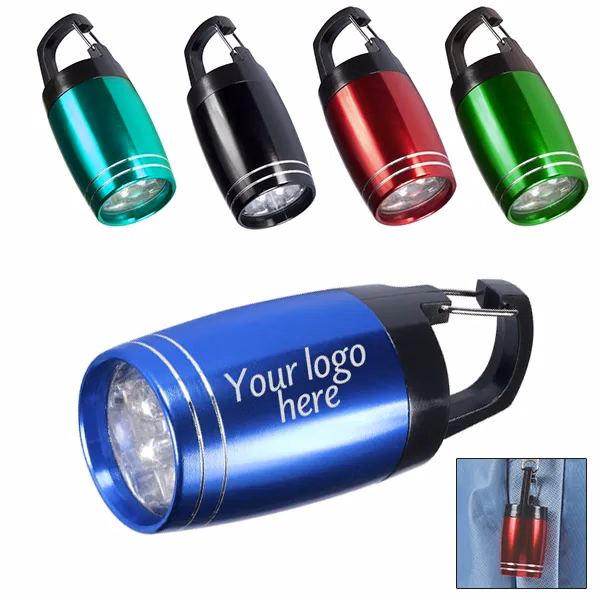 6 LED Baby Barrel Torch with Carabiner