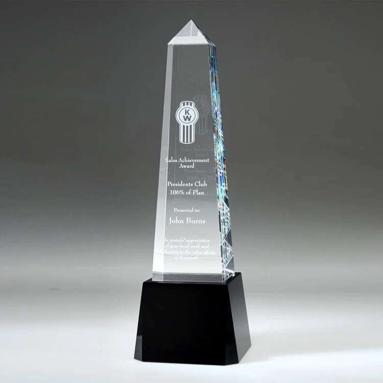 12" Crystal Award-Obelisk_D148CA 1