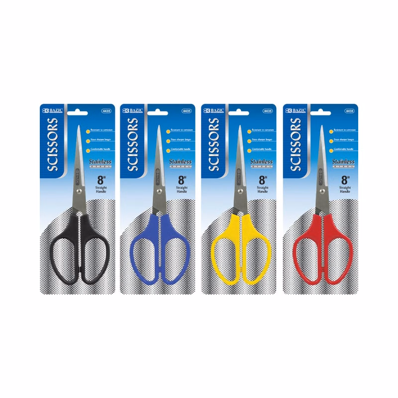 All-Purpose Scissors - 8" Double Thumbs Comfort Grip