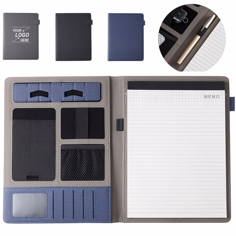 A4 Leather Portfolio Binder for Professionals
