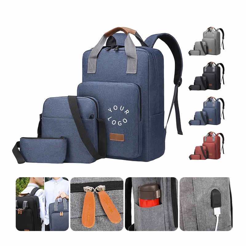 MOQ 50 Three-Piece Commuter Travel Bag Set