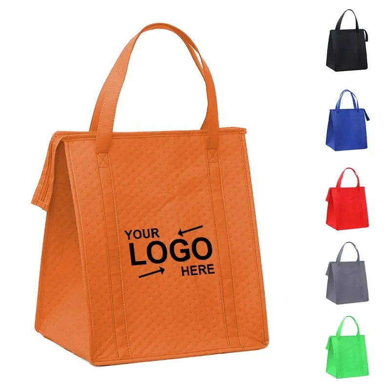 Insulated Lunch Bags With Zippered Top 1