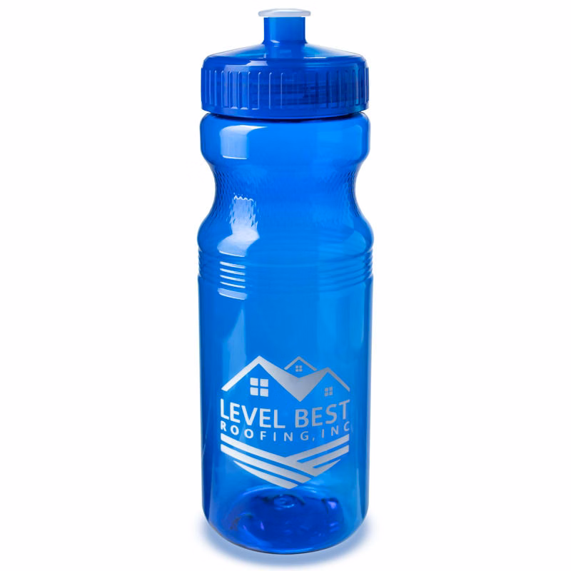 24 Oz Translucent Sports Water Bottles