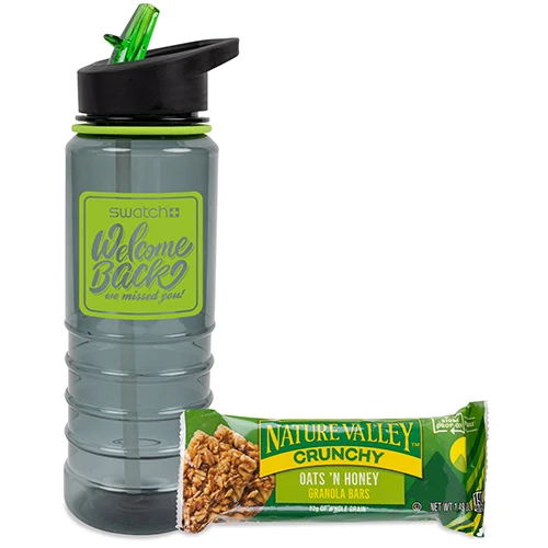 25 oz Bottle with Nature Valley Granola Bar 1