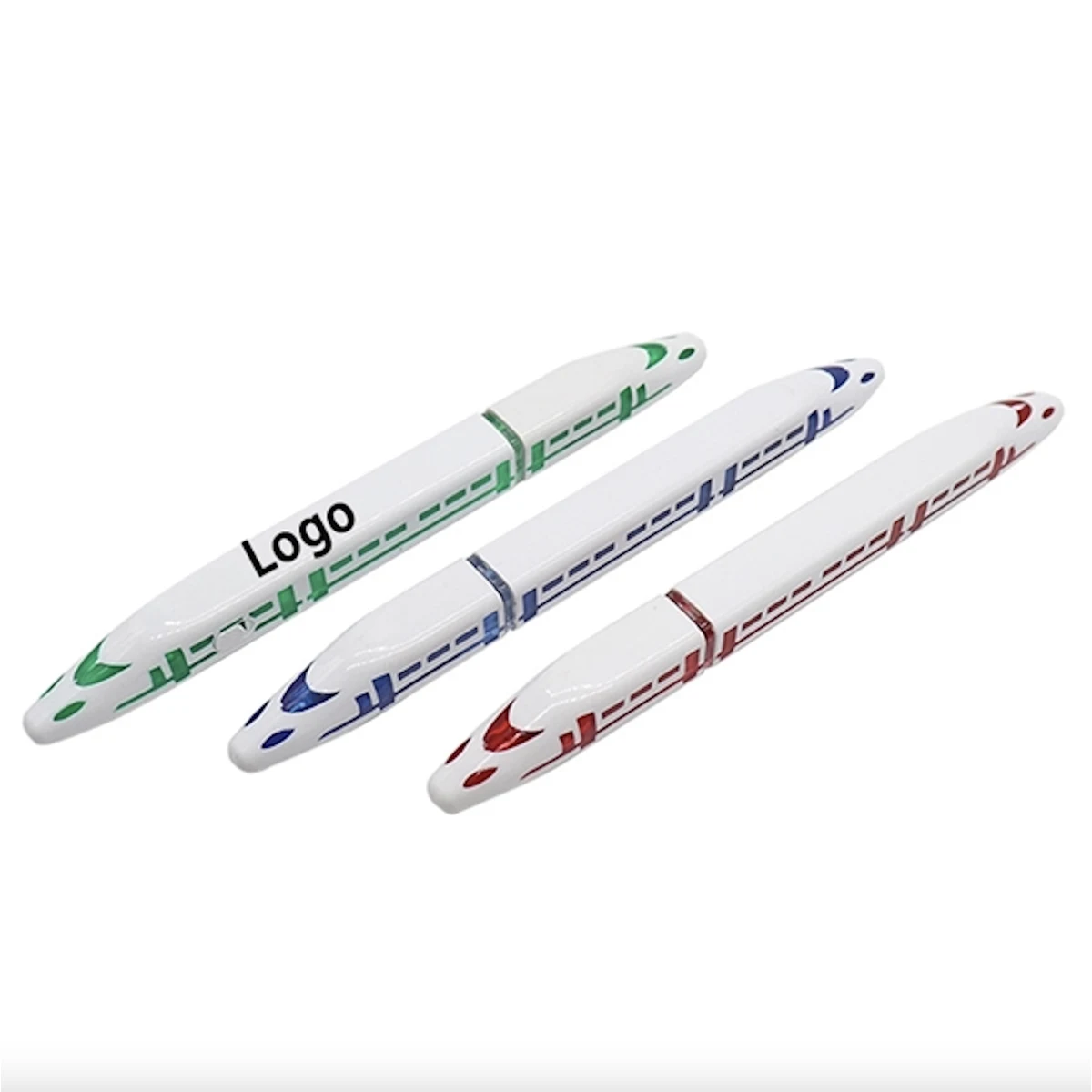 Led Light Train Ballpoint Pen 1