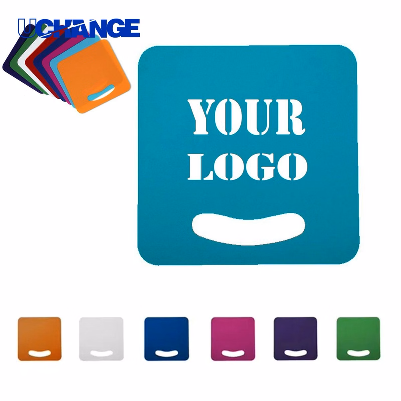 Square Plastic Handle-Less Advertising Hand Fan