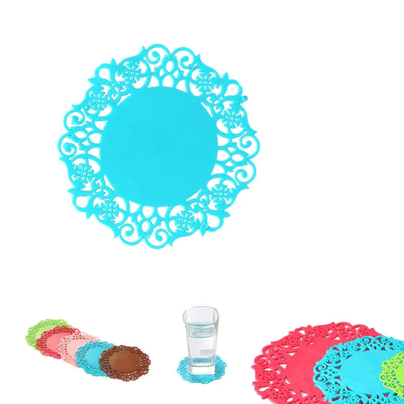 Hollow Flower Design Coaster/Mug Mat 1