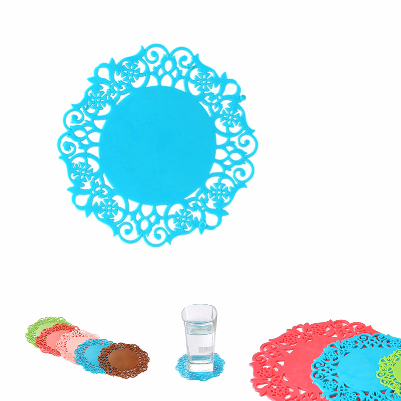 Hollow Flower Design Coaster/Mug Mat