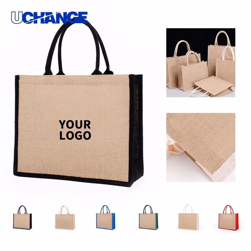 Jute Shopping Tote Bag Carrier
