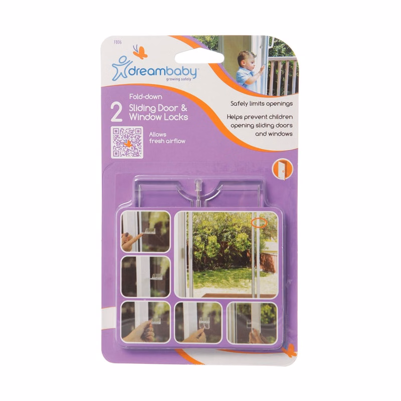 Sliding Door & Window Locks - 2 Pack