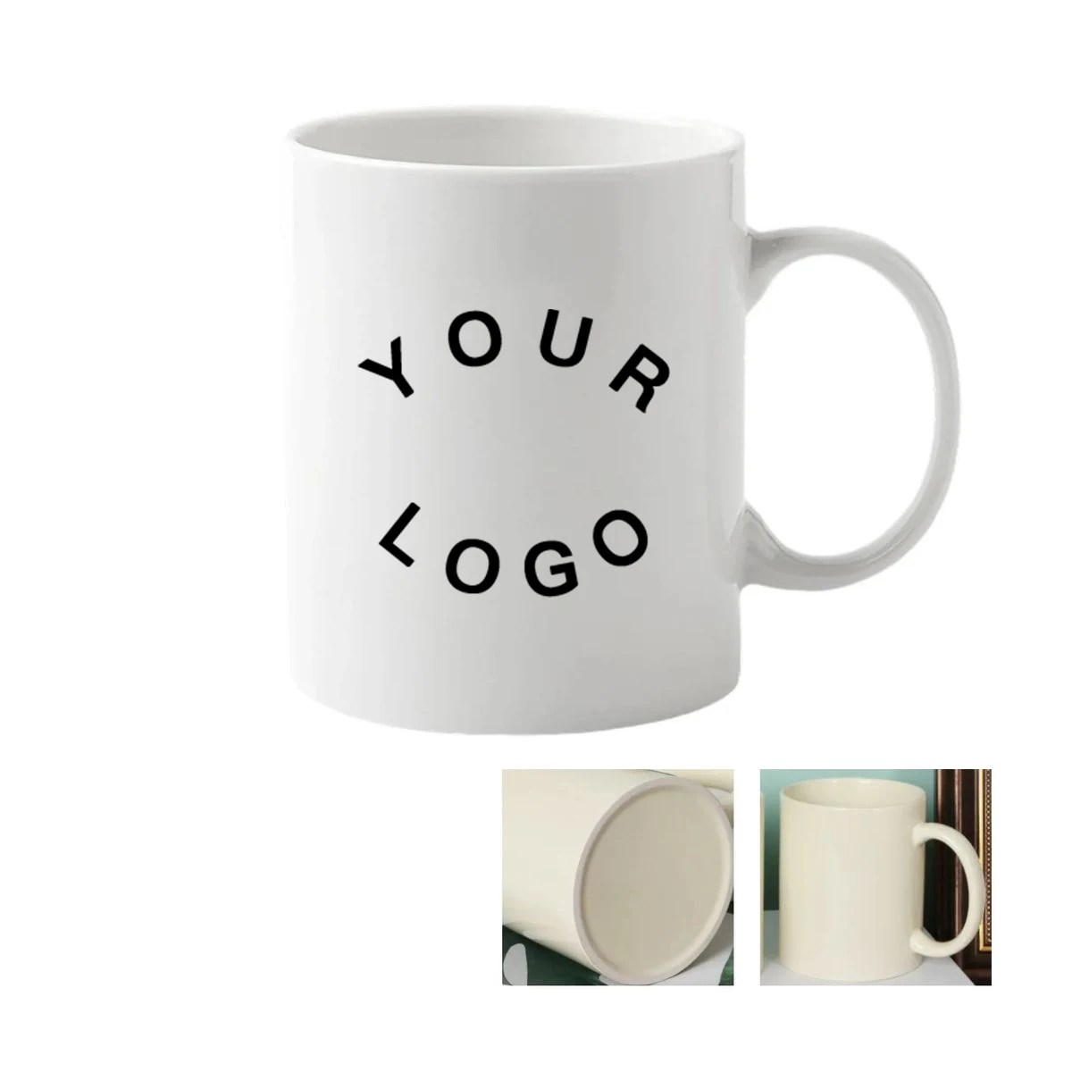 Custom 12oz Ceramic Coffee Mug for Restaurants 1