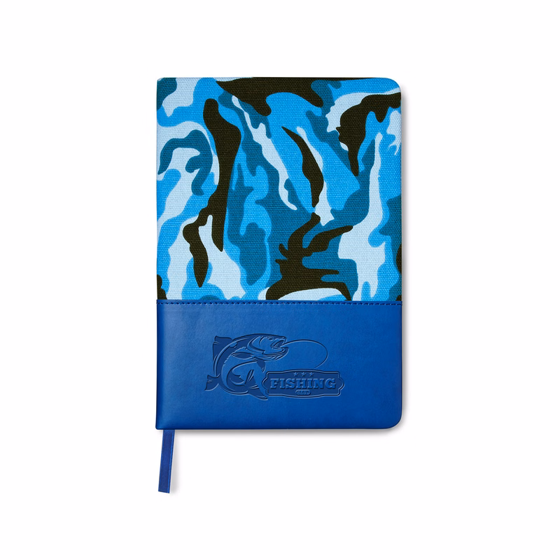 Hardcover Camo Canvas Journal Notebook 5.78" X 8.35"