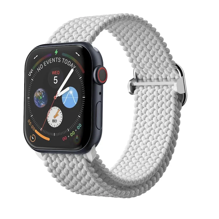 Apple Watch Braided Loop Bands - Pearl White 38mm/40mm/41mm 1