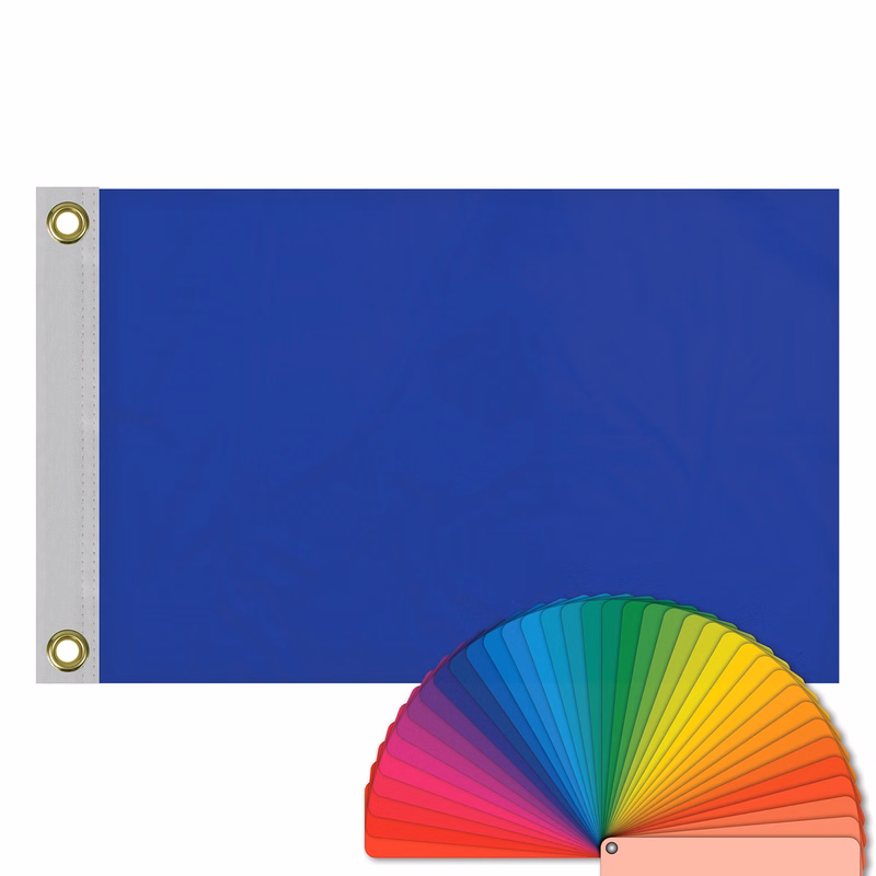 12" x 18" Solid Color Flags with Heading & Grommets
