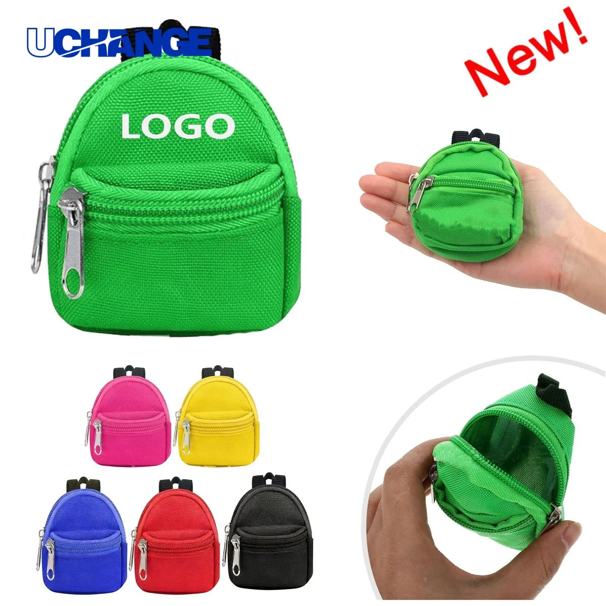 Extra Tiny Zipper Small Coin Purse Pendant 1