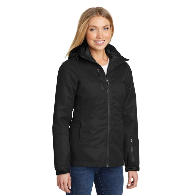Port Authority Women's Vortex Waterproof 3-in-1 Jacket. 1