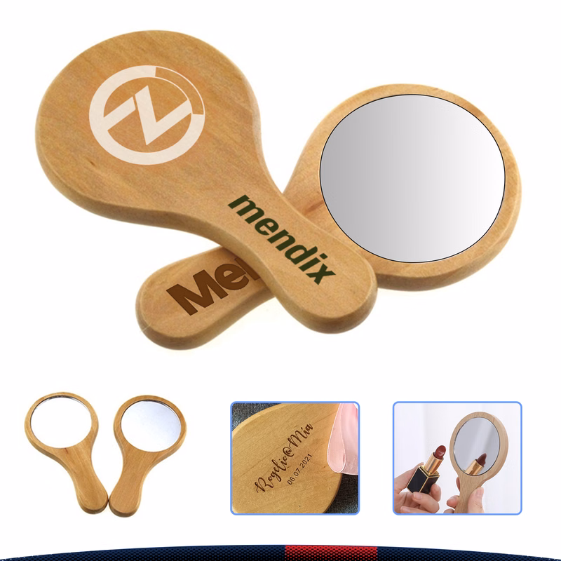 Chrish Wooden Mirror