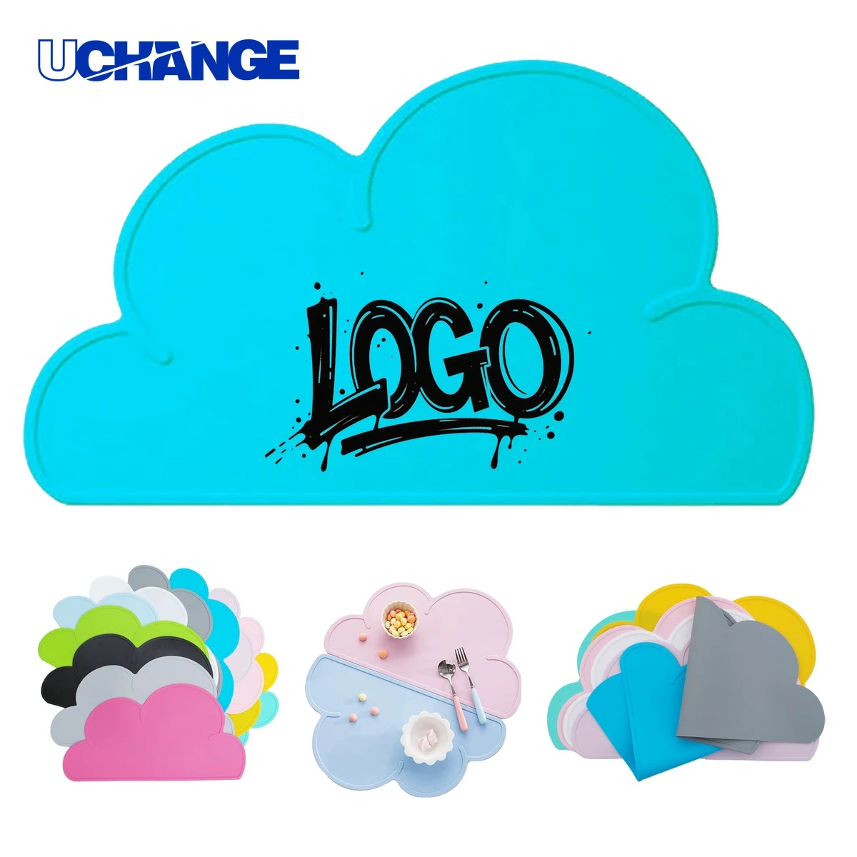 Cloud Shaped Food Grade Placemat for Dining 1