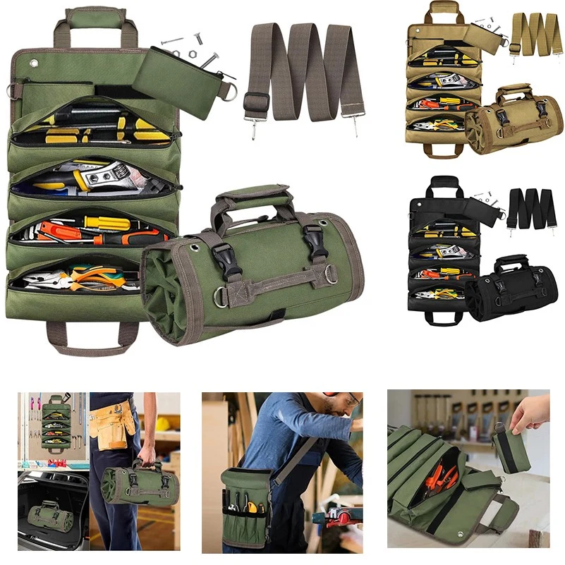 Heavy Duty Roll Up Tool Bag 1