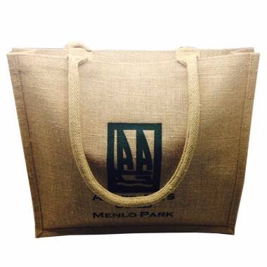 All purpose natural jute tote bag (small)