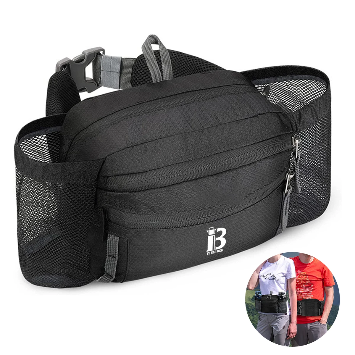 Large Hiking Pack with Two Water Bottle Holders 1