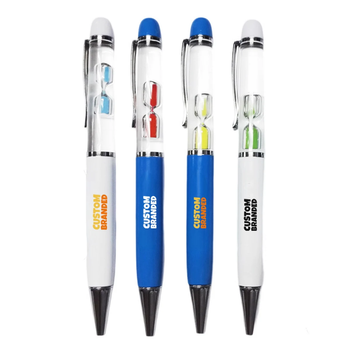 Custom Floating Sand Timer Pens 1
