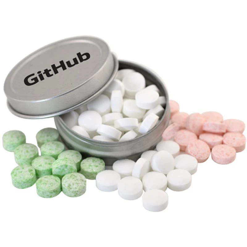 Flat Top Tins with Mini Mints 1