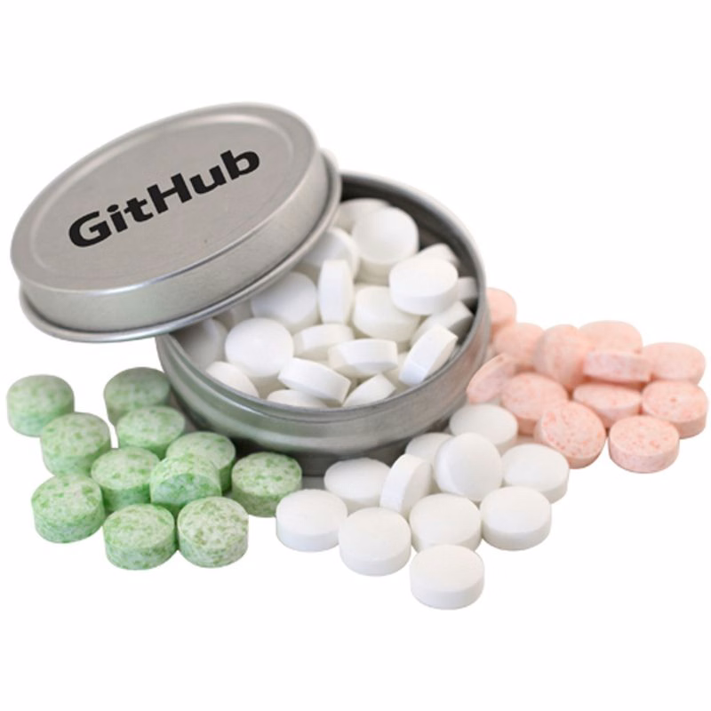 Flat Top Tins with Mini Mints