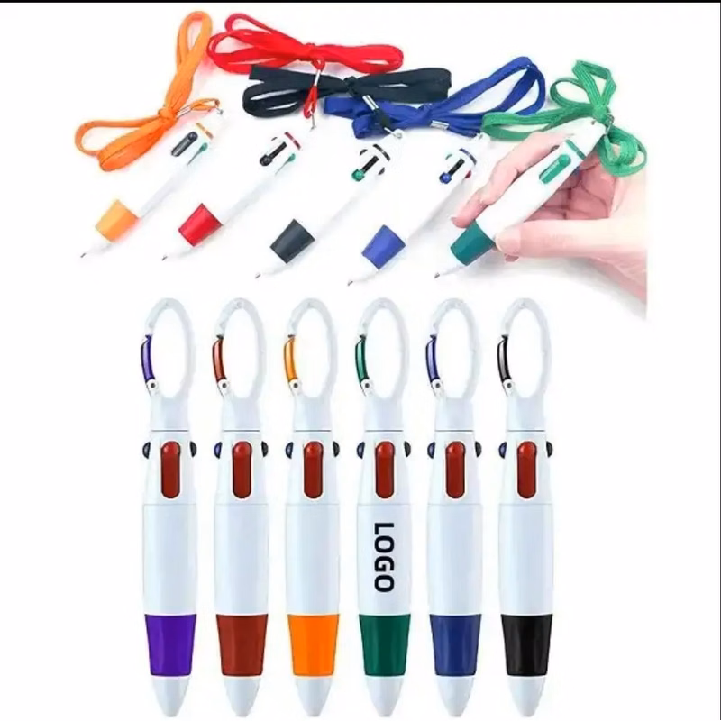 Plastic Gift Pen with Lanyard