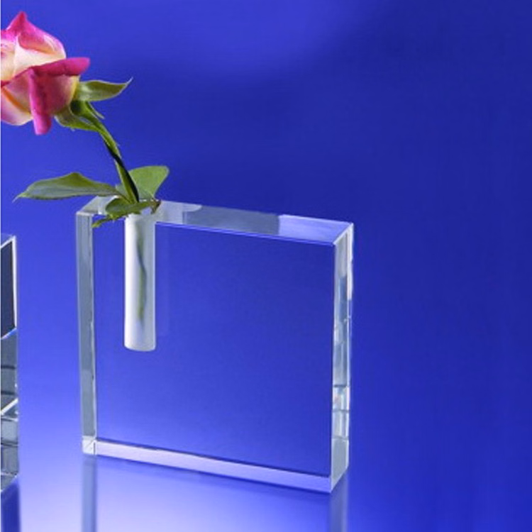 4" Award- Awards, Trophy,Bud Vase, Plain, Side Hole