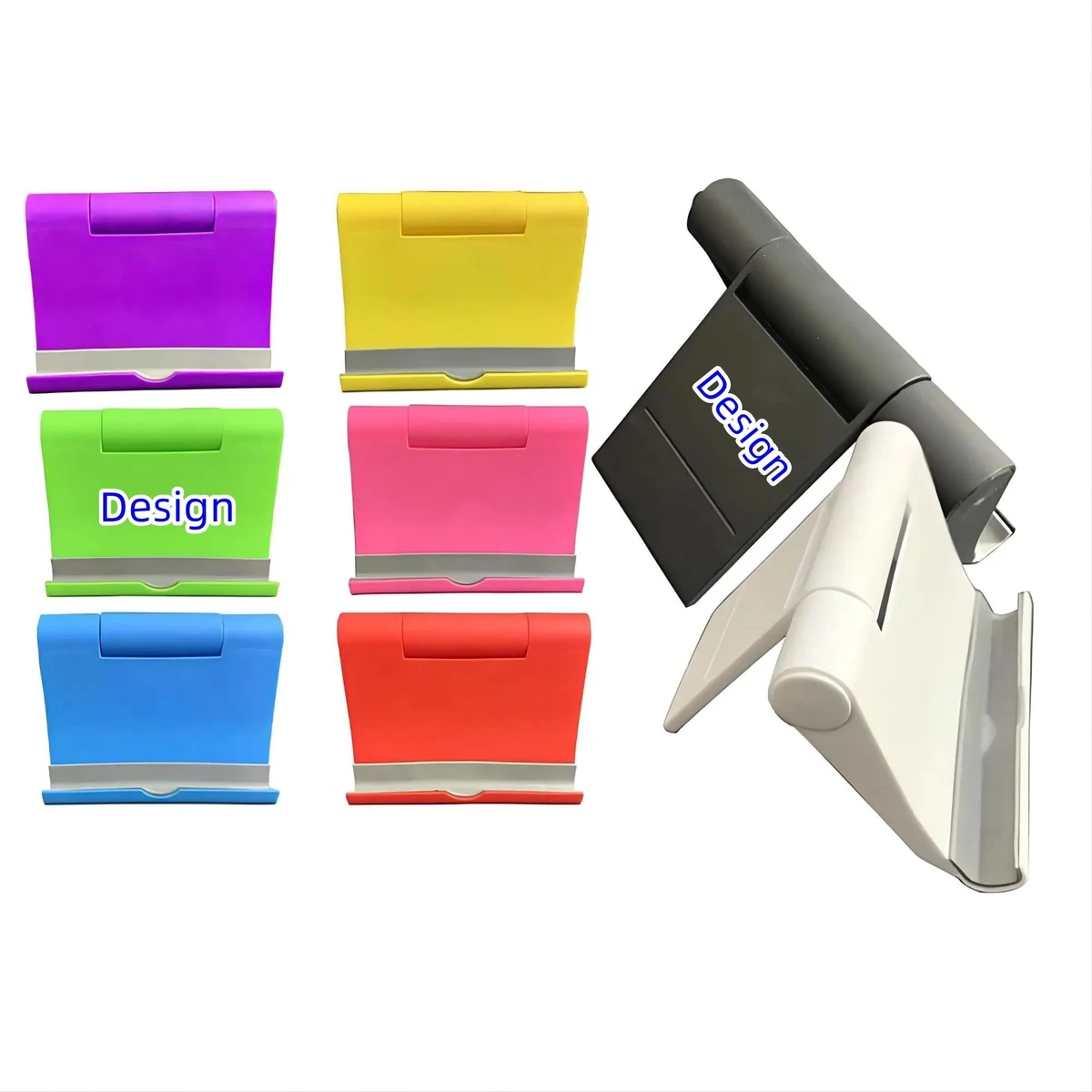 Full Color Two-Fold Plastic Phone Stand 1
