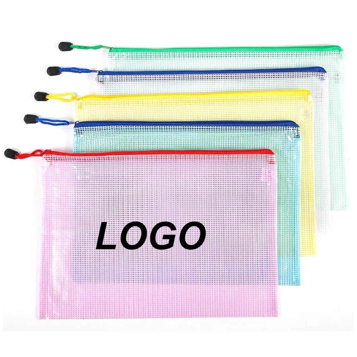 PVC Mesh Bags With Zipper Waterproof Bags 1