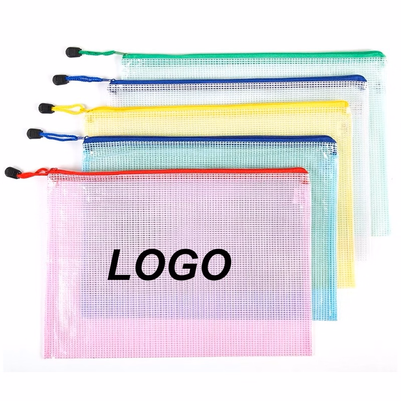 PVC Mesh Bags With Zipper Waterproof Bags