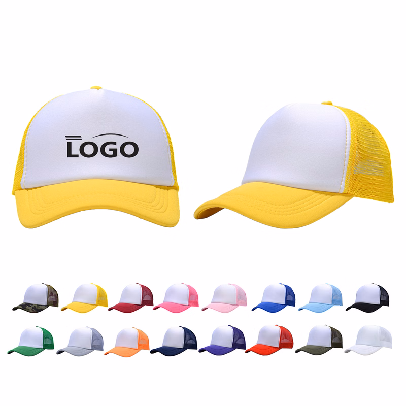Breathable Mesh Cap Custom Logo Trucker Style