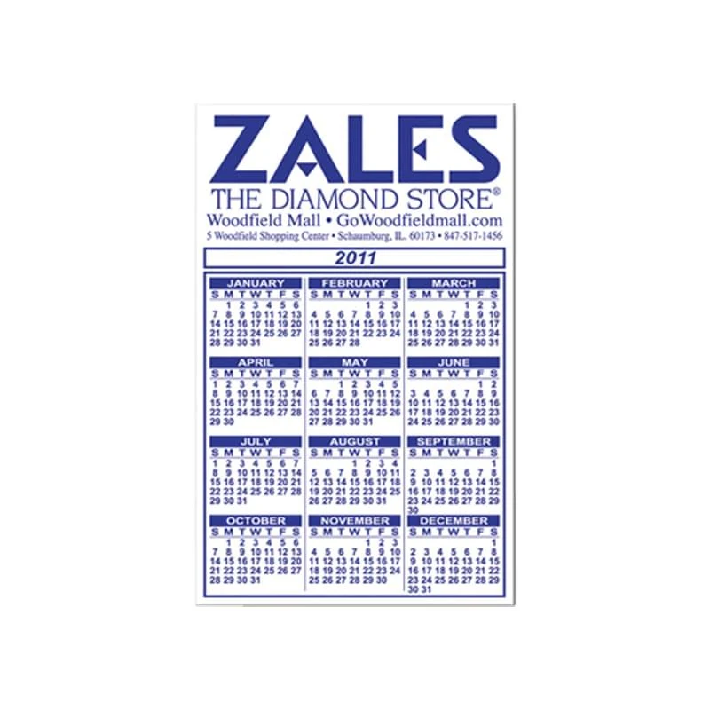 Magnet - 3.5" x 5.5" Calendar Magnet - 30mil 1