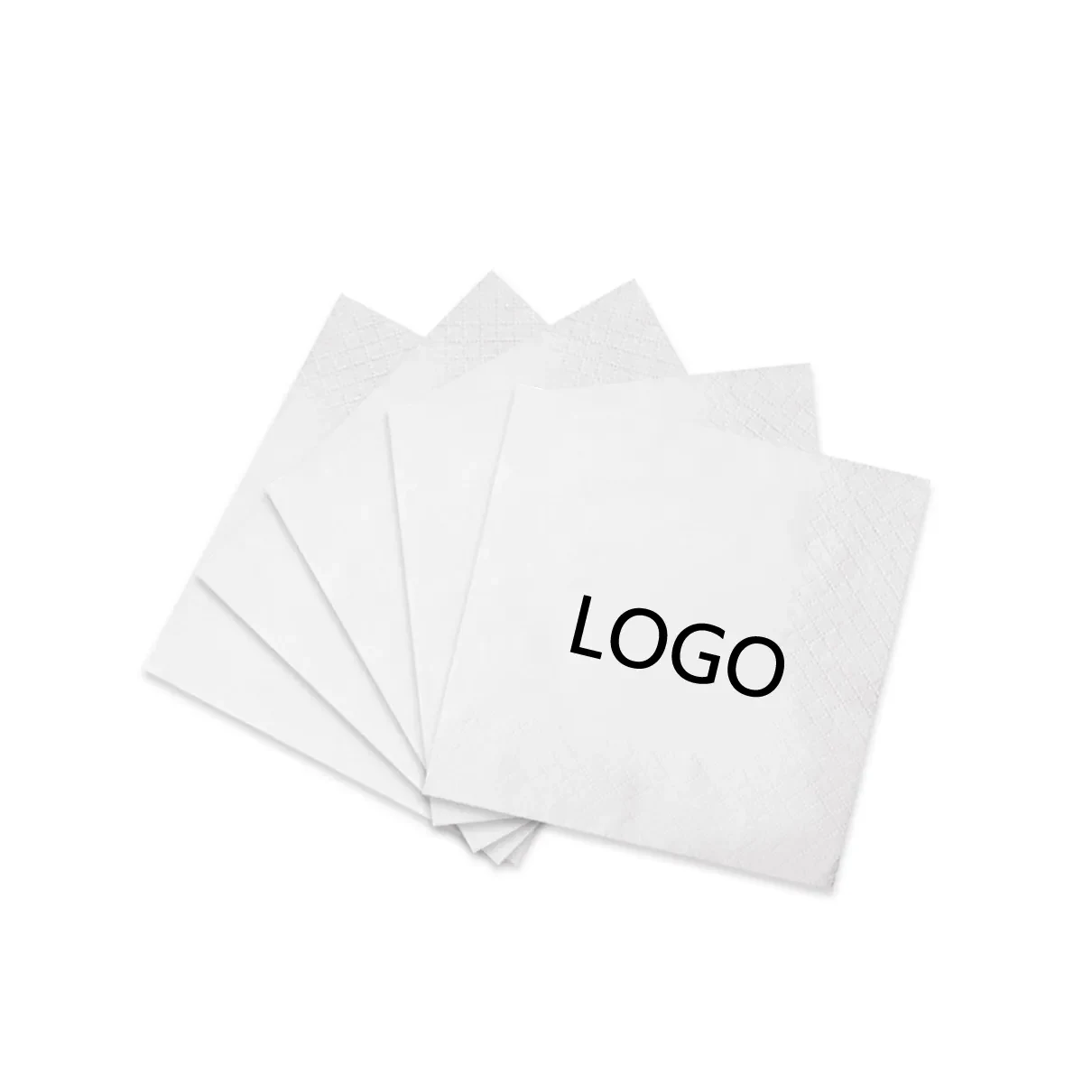 Beverage Napkin White Tradition 1