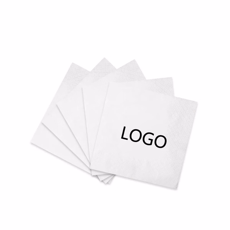 Beverage Napkin White Tradition